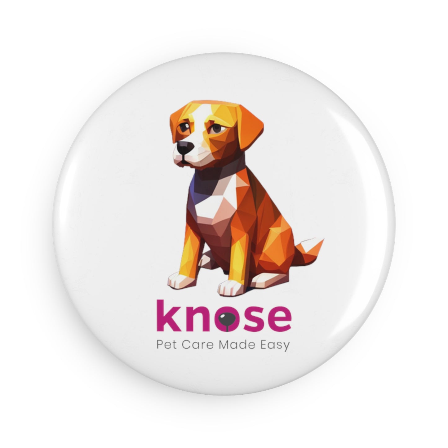Knose Button Magnet, Round (1 & 10 pcs)