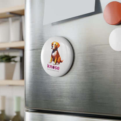 Knose Button Magnet, Round (1 & 10 pcs)
